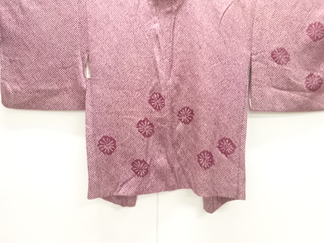 アンティーク　本総絞り唐草模様絵羽織